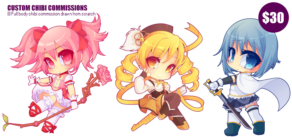 Custom Chibi Commission by ThanatosRising - Commiss.io